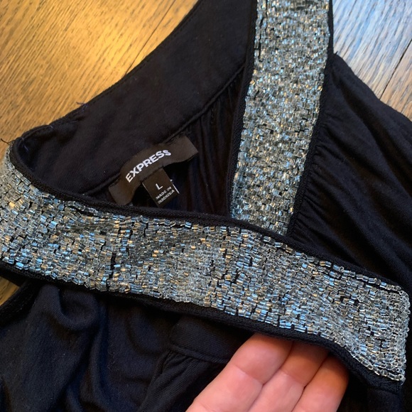 Express Beaded Embellished Top - Large - Picture 3 of 3